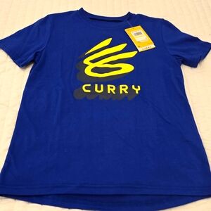 NWT Under Armour Boys Curry t-shirt, size YMD